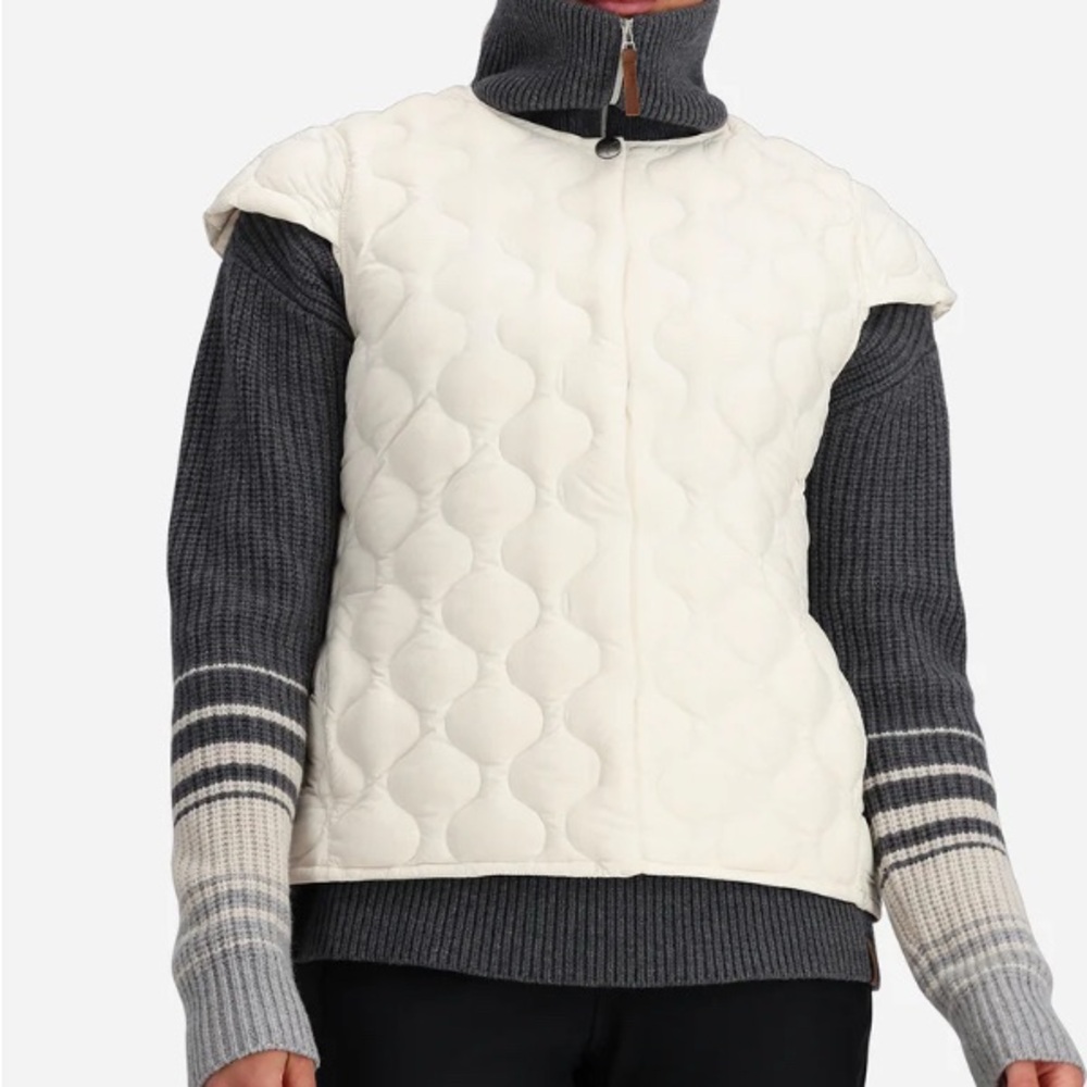 Obermeyer Ivory Quilted Vest